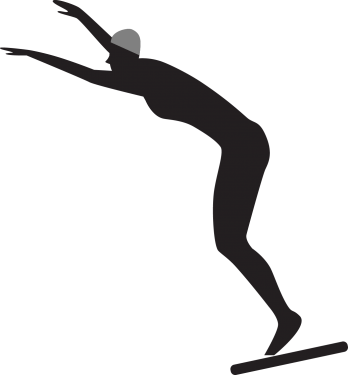 Sportsmen Silhouette Vector Icon Template Clipart Free Download