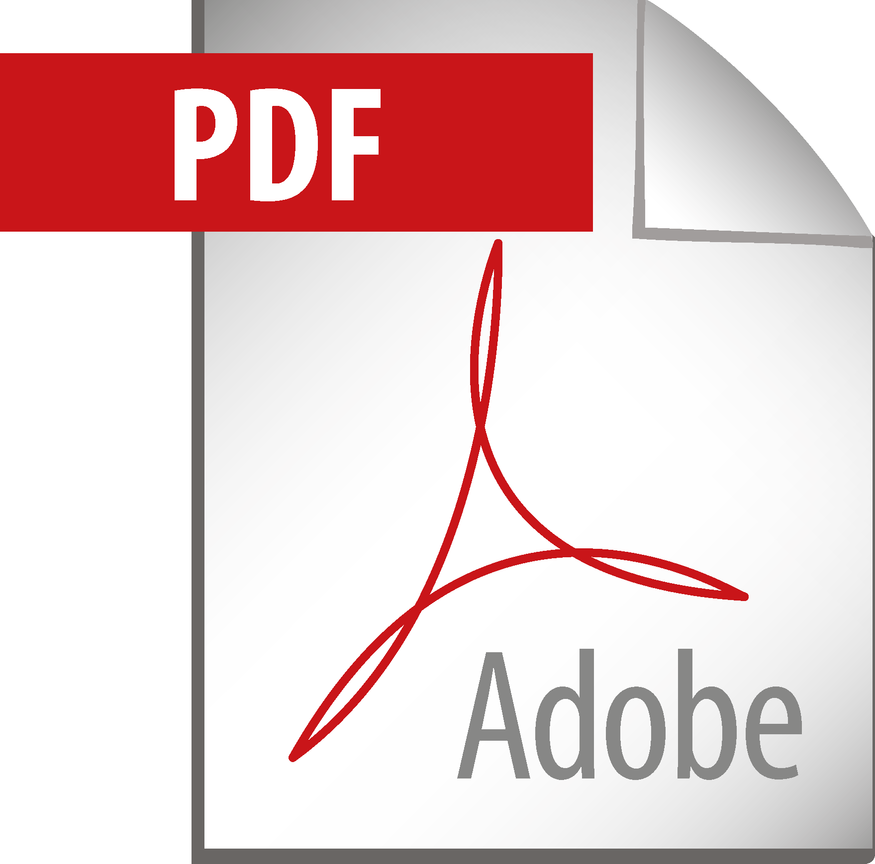 Adobe PDF Logo Download Vector