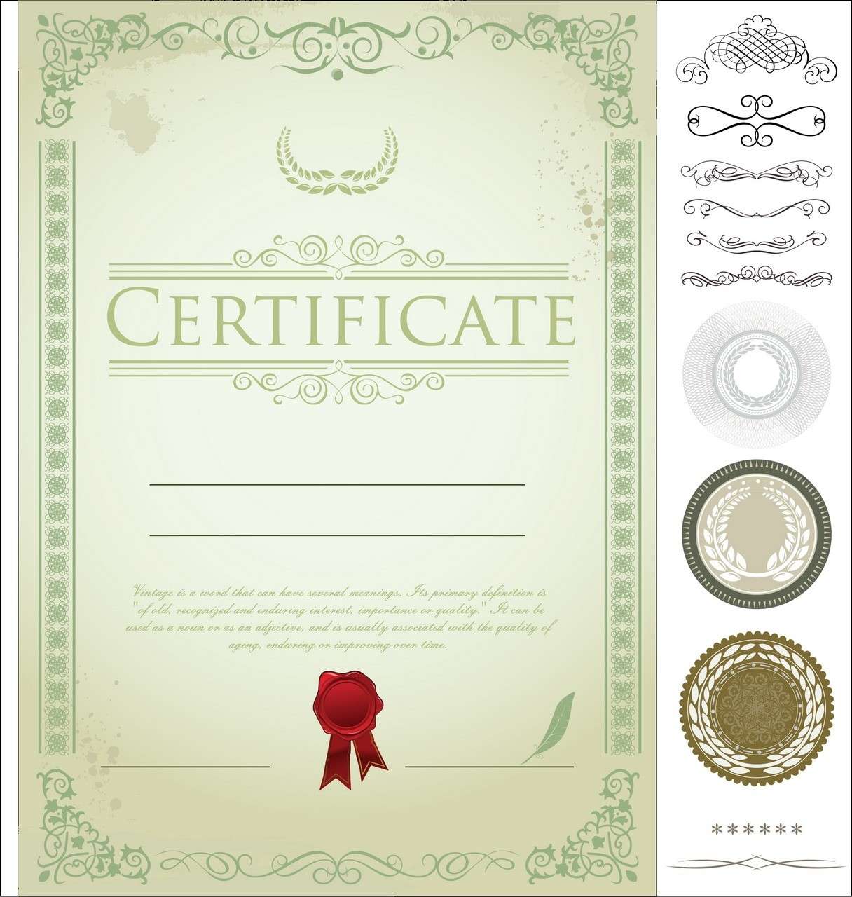 Certificate Template Eps certificate03