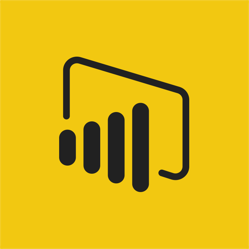 Power Bi Logo Microsoft Download Vector