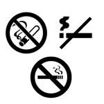No smoking signs