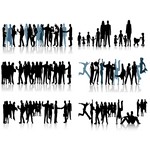 People Silhouette Vector Pack