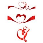 Ribbon, Heart 02