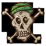 Vector Skulls Icons [PNG – 512×512]