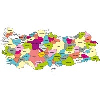Turkey Map – Türkiye Haritası