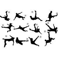 Football with People Silhouettes 03