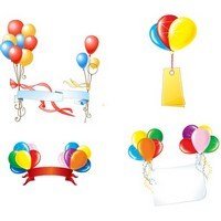 Party Balloons Vectors 01