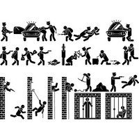 Police Silhouettes 01