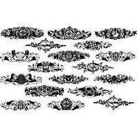 Baroque floral elements