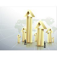 Business data arrow poster (29768)