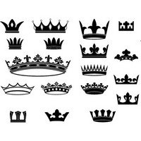 Crowns silhouette