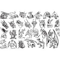 Dragons silhouette (29494)