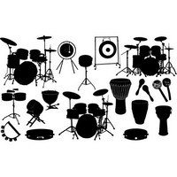 Drum silhouette