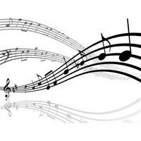 Music notes background