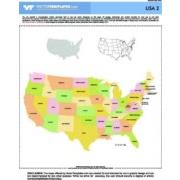 US States Map [United States]