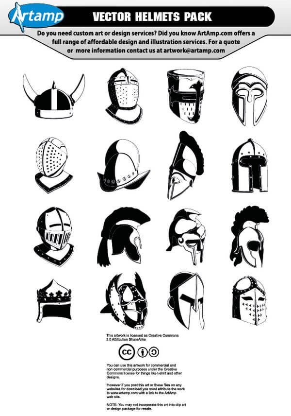 Vector Helmets Pack free png download