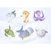 Cute cartoon animals