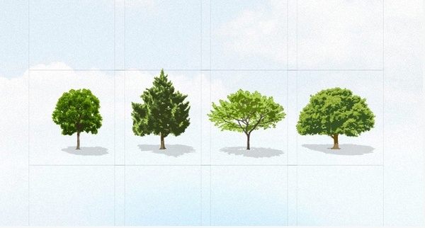 Trees Vector Collection Pack [AI File] free png download