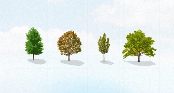 Trees Vector Collection Pack [AI File] free png download