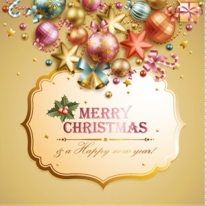 Christmas elements background material 02