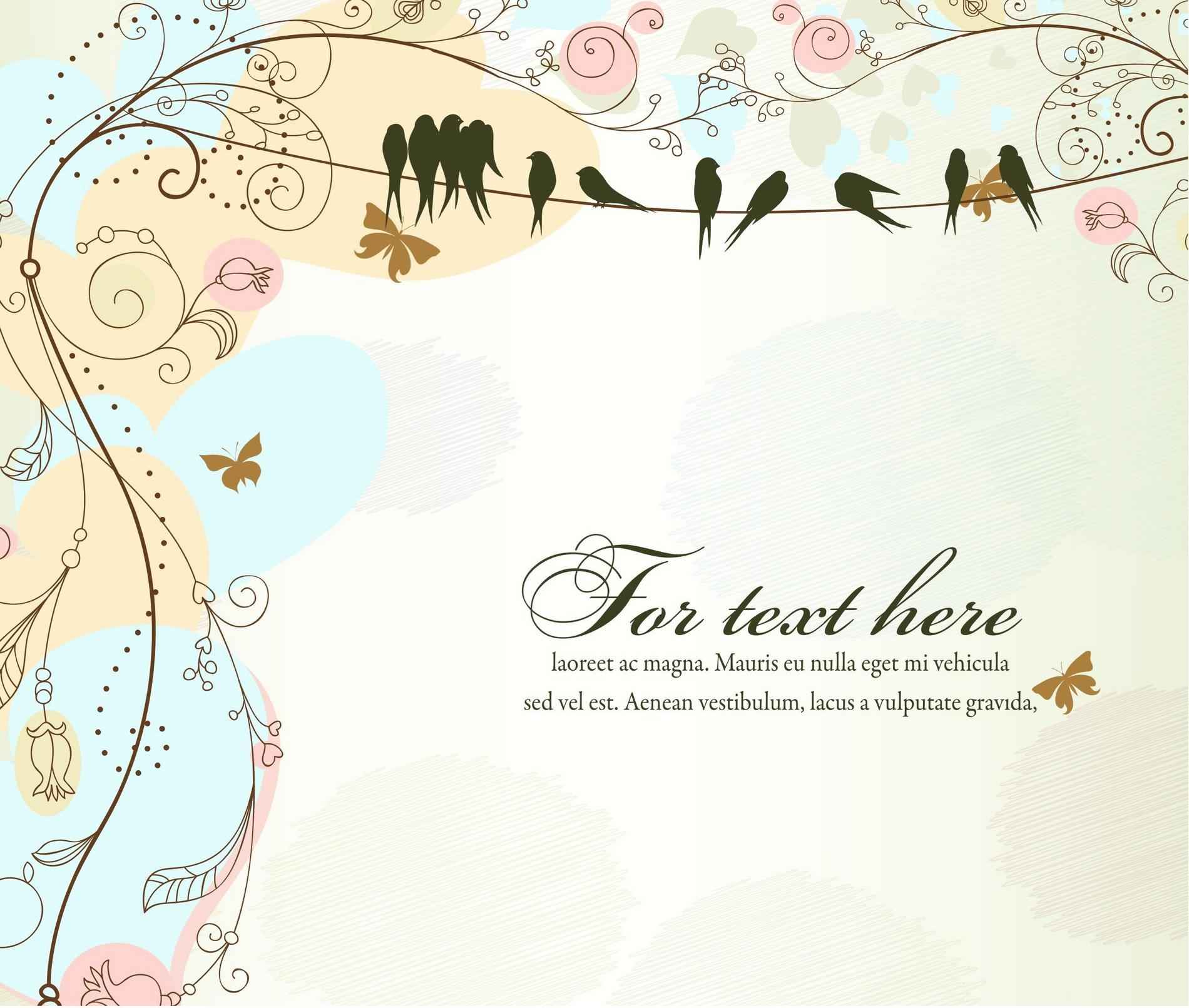 Floral Template, Decorative Bacground png