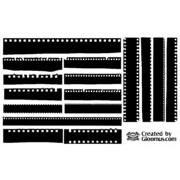 Film Strip Silhouettes [EPS File]