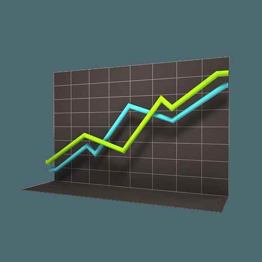 Variety of Chart Curve Icons 512x512 [PNG Files] free png download