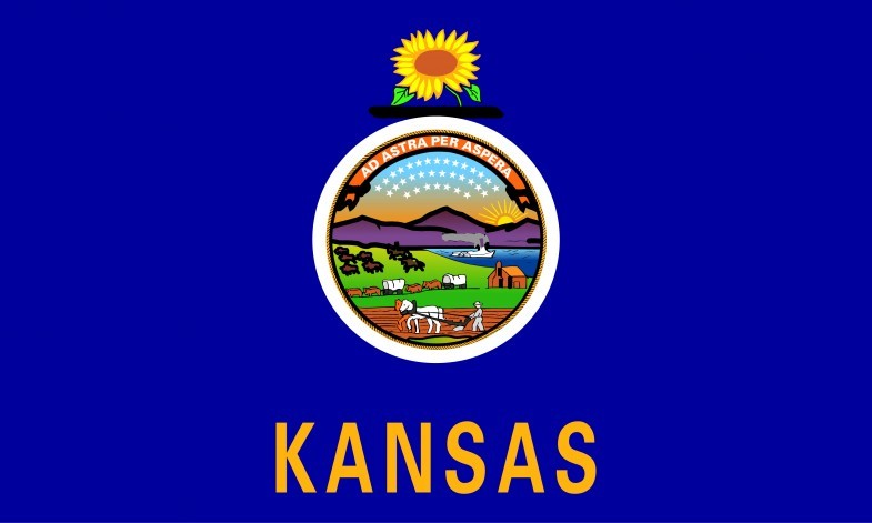 Kansas State Flag and Seal free png download