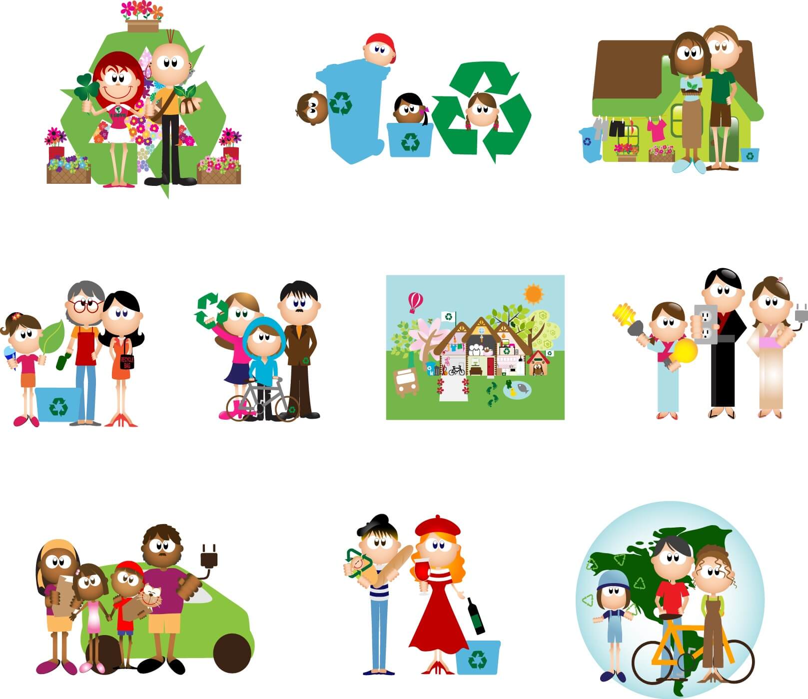 Green cartoon characters - SVG, PNG, AI, EPS Vectors SVG, PNG, AI, EPS  Vectors