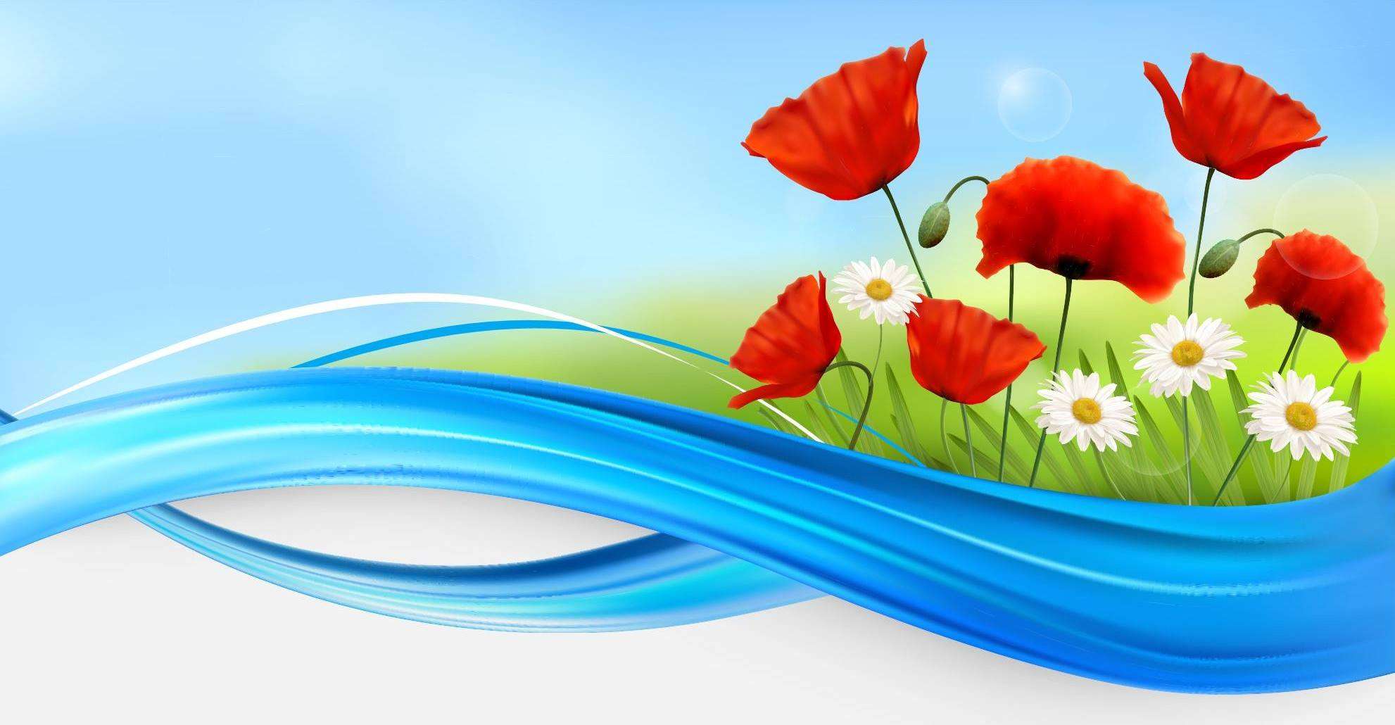 Flower Background 04 free png download