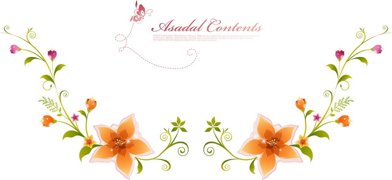 Flower Background, Frame 07 free png download