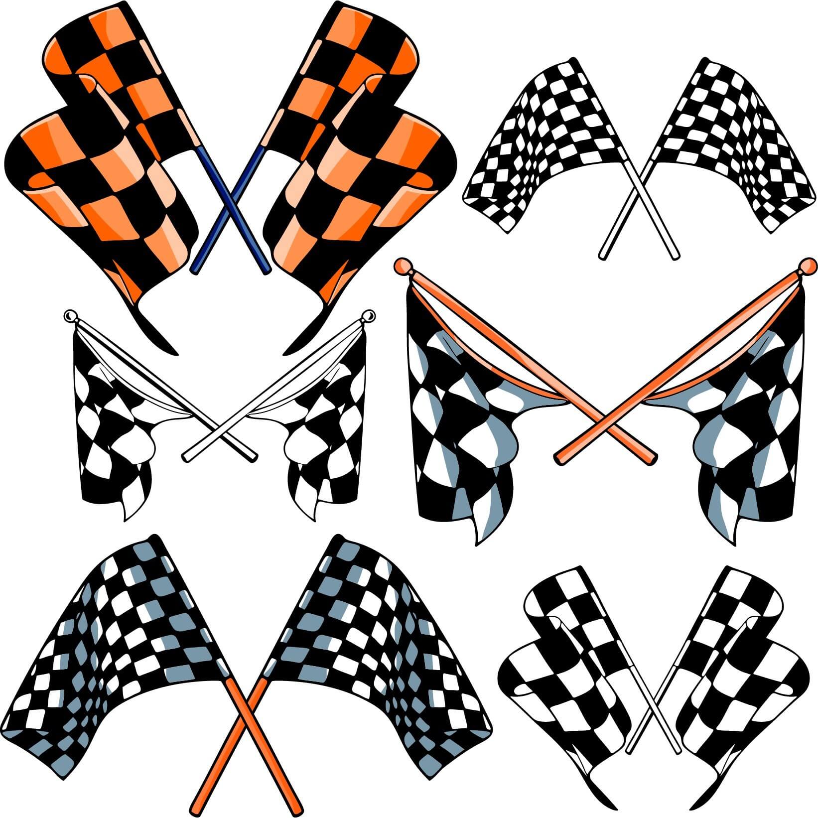 Checkered flags 03 free png download
