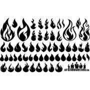 Fire, Flame Silhouette