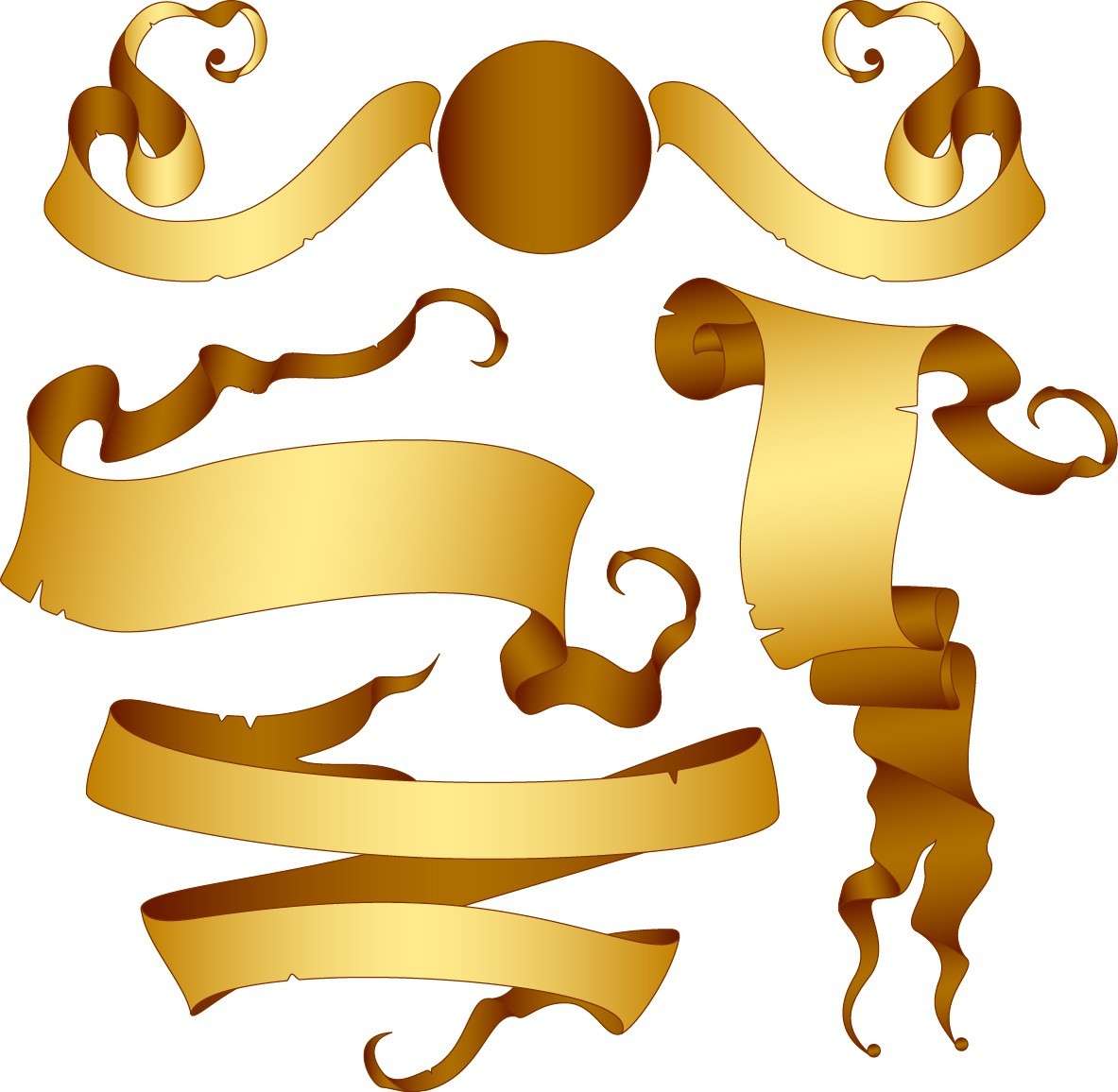 Vintage Ribbons 03 free png download