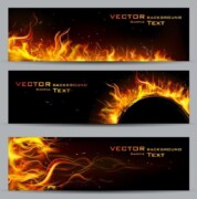 Banner 22 [Flame, decorative, background]