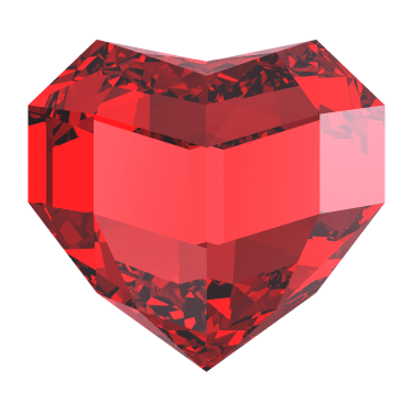 Heart Shaped Precious Stones [PNG] free png download