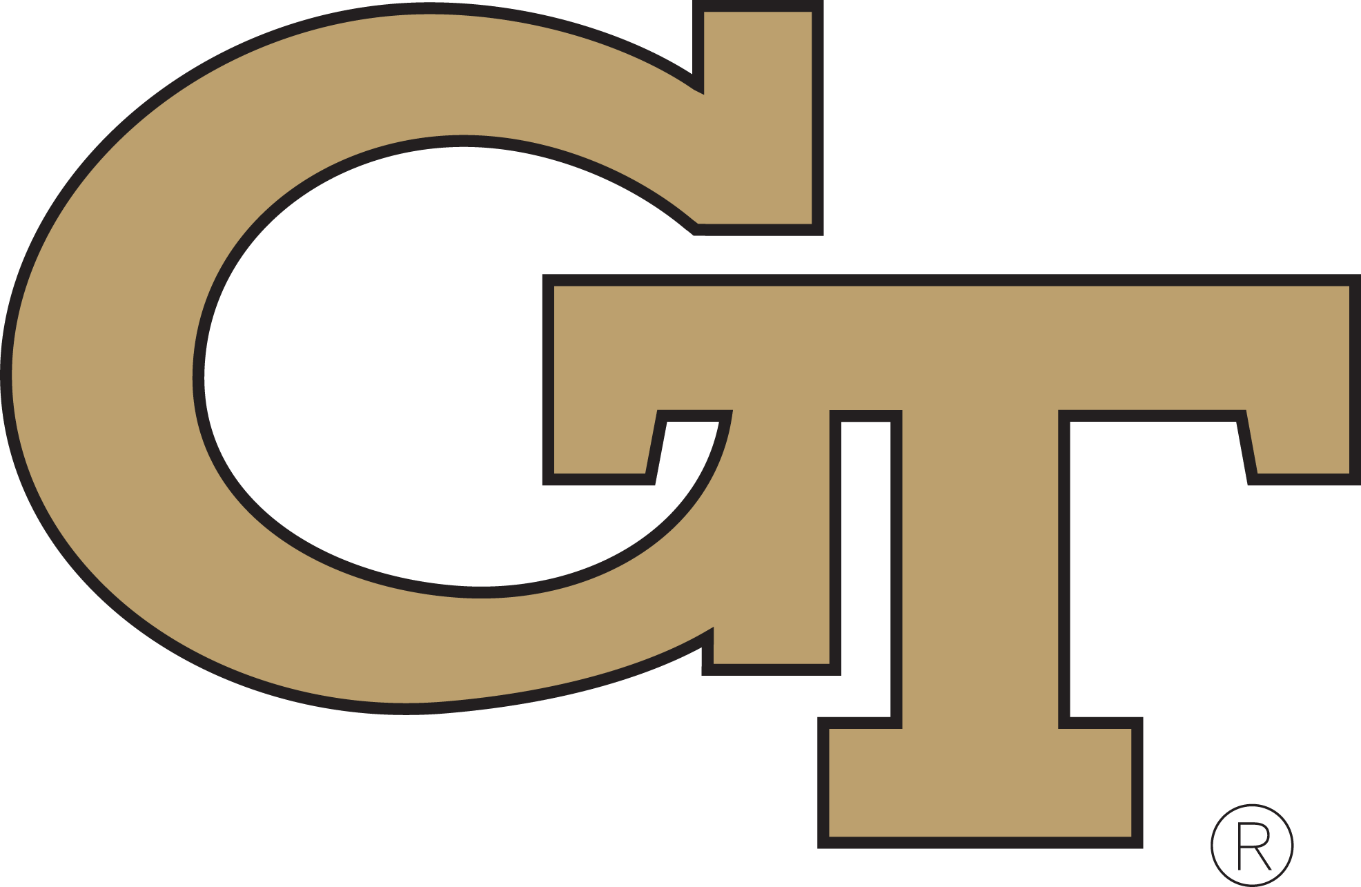 GT Logo Georgia Tech Yellow Jackets free png download