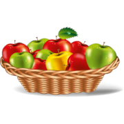 Apple Plate Vector Art