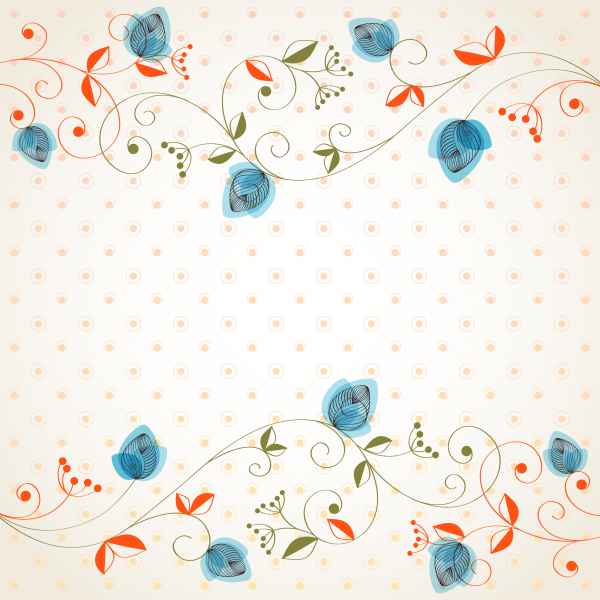Draw Cartoon Flower Background 3 free png download