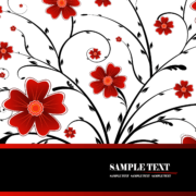 Floral Background Vector Graphics