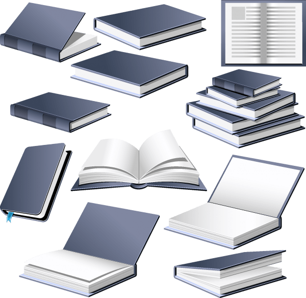Books vector 01 free png download