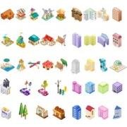 Cartoon Construction Icons