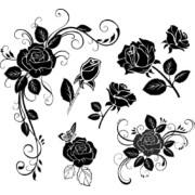 Hand painted flowers