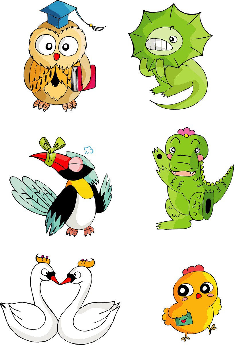 Cute cartoon animal series (29794) free png download