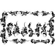 Floral ornament elements (29592)