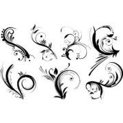 Floral ornament elements (29594)