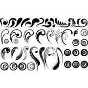 Floral shape elements