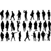 Human silhouettes