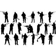 Hunter silhouettes
