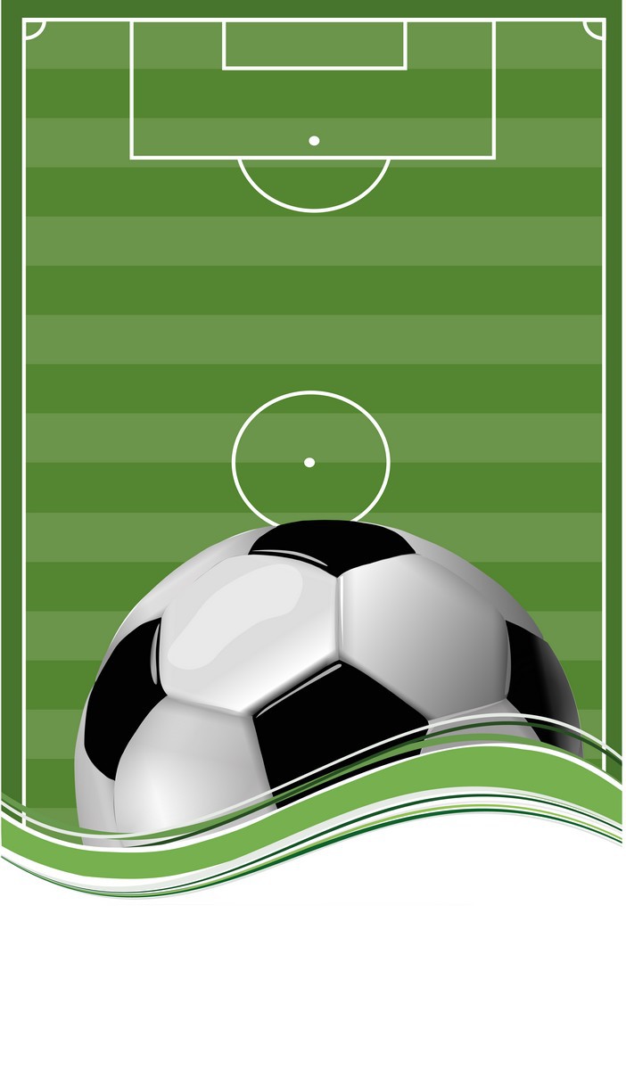 Soccer Ball On Football Field free png download